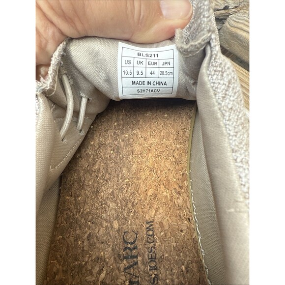 Bruno Marc Casual Slip On Loafers Stretchy Shoes Lightweight Mens Size 10.5 Tan - Picture 6 of 6